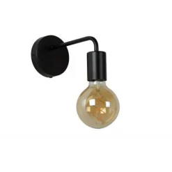 Lucide SCOTT - Wandlamp - 1xE27 - Zwart
