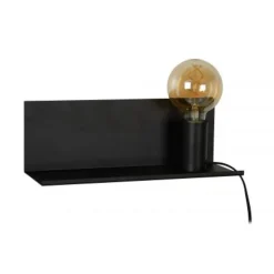 Lucide SEBO - Bedlamp - 1xE27 - Zwart Lucide