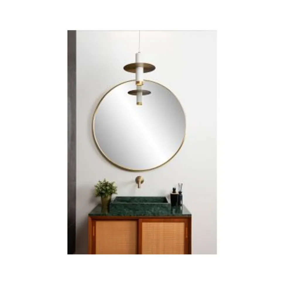 Lucide SELIN Hanglamp Badk.-Wit-Ø6-1xGU10-5W-IP44-Metaal