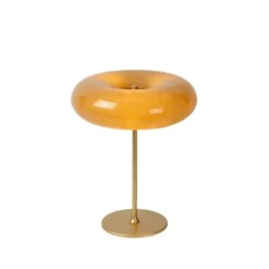 Lucide SENTINO Tafellamp-Taupe-Ø29,5-3xG9-40W-Glas