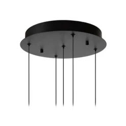 Lucide SENTUBAL Hanglamp-Zwart-Ø35-LED Dimb.-5,2W-2700K