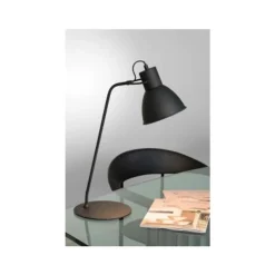Lucide SHADI - Bureaulamp - Ø 20 cm - 1xE14 - Zwart