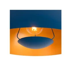 Lucide SIEMON - Hanglamp - Ø 40 cm - 1xE27 - Blauw