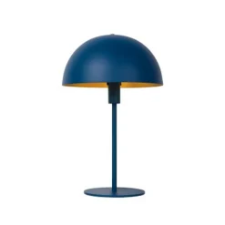 Lucide SIEMON - Tafellamp - Ø 25 cm - 1xE14 - Blauw
