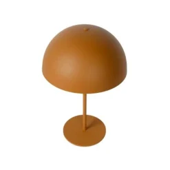 Lucide SIEMON - Tafellamp - Ø 25 cm - 1xE14 - Okergeel