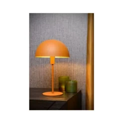 Lucide SIEMON - Tafellamp - Ø 25 cm - 1xE14 - Okergeel