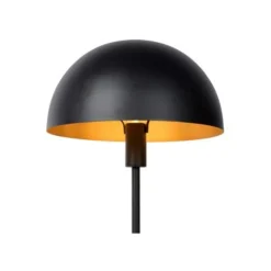 Lucide SIEMON - Tafellamp - Ø 25 cm - 1xE14 - Zwart