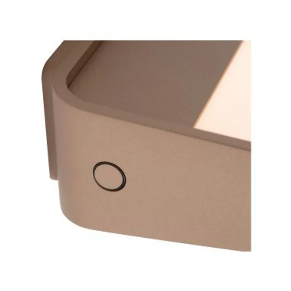 Lucide SILVI Wandlamp-Roest .-LED Dimb.-3,7W2700K-Alumin.