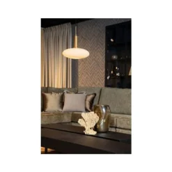 Lucide SINGALA Hanglamp-Mat Go.-Ø30-1xE27-60W-Glas