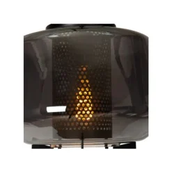 Lucide SISKA Hanglamp-Fumé-1xE27-40W-Glas