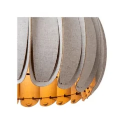 Lucide SPENCER Hanglamp-Grijs-Ø40-1xE27-40W-Vilt