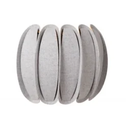 Lucide SPENCER Wandlamp-Grijs-1xE27-40W-Vilt