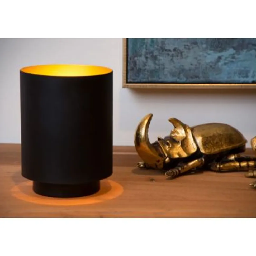 Lucide SUZY - Tafellamp - Ø 12 cm - 1xE14 - Zwart Lucide