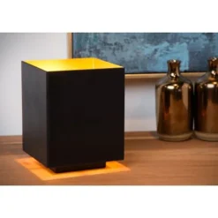 Lucide SUZY - Tafellamp - 1xE14 - Zwart Lucide