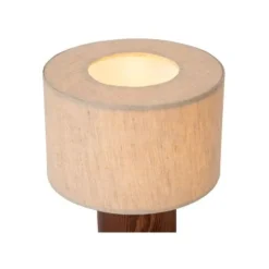 Lucide TACHINA Tafellamp-Nature.-1xE14-240W-Linnen