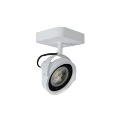 Lucide TALA LED - Plafondspot - LED Dim to warm - GU10 - 1x12W 2200K/3000K - Wit