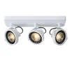 Lucide TALA LED - Plafondspot - LED Dim to warm - GU10 - 3x12W 2200K/3000K - Wit