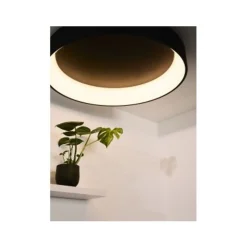 Lucide TALOWE LED Plafonnier Ø80cm 80W 3000K Zwart