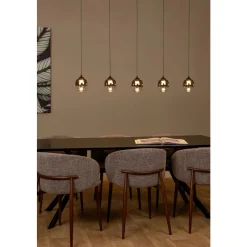 Lucide TAMINO - Hanglamp - LED Dimb. - 5x5,6W 3000K - Zwart