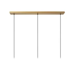 Lucide TANSELLE Hanglamp-Multic.-3xE27-60W-Bamboe