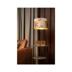 Lucide TANSELLE Hanglamp-Multic.-Ø30-1xE27-60W-Bamboe