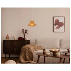 Lucide TASMAN Hanglamp-Nature.-1xE27-60W-Papier