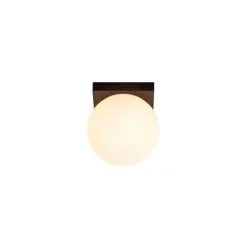 Lucide TASSA Wandlamp Badk.-Zwart-LED Dimb.-9,6W