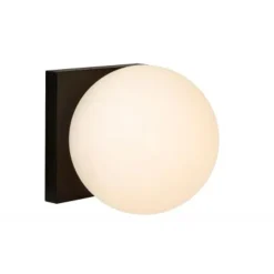 Lucide TASSA Wandlamp Badk.-Zwart-LED Dimb.-7,6W