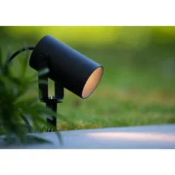 Lucide TAYLOR - Grondspie Buiten - Ø 10 cm - 1xGU10 - Zwart