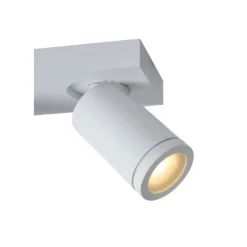 Lucide TAYLOR - Plafondspot Badkamer - LED Dim to warm - GU10 - 3x5W 2200K/3000K - IP44 - Wit Lucide