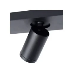 Lucide TAYLOR - Plafondspot Badkamer - LED Dim to warm - GU10 - 3x5W 2200K/3000K - IP44 - Zwart Lucide