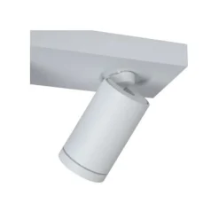 Lucide TAYLOR - Plafondspot Badkamer - LED Dim to warm - GU10 - 2x5W 2200K/3000K - IP44 - Wit Lucide