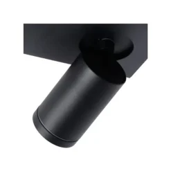 Lucide TAYLOR - Plafondspot Badkamer - LED Dim to warm - GU10 - 4x5W 2200K/3000K - IP44 - Zwart Lucide