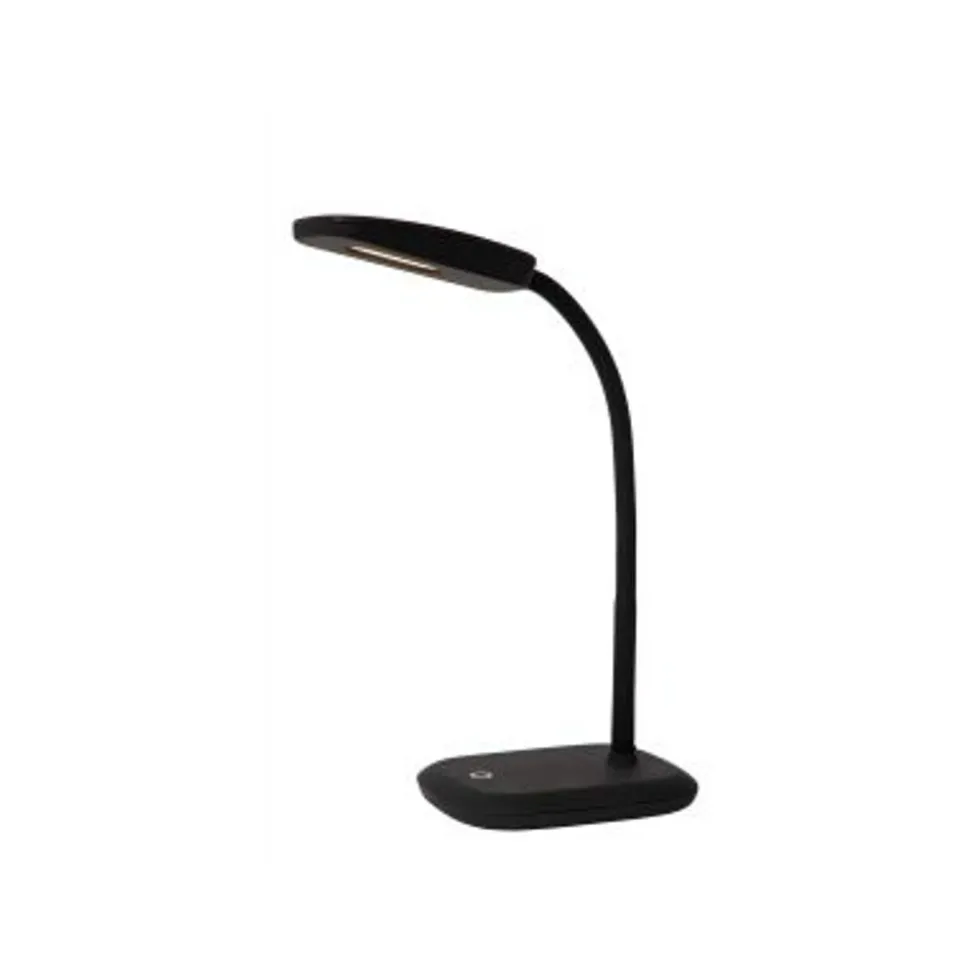 Lucide TESSA Bureaulamp-Zwart-LED Dimb.-3,2W-3000K-ABS