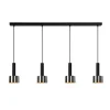 Lucide TEUN - Hanglamp - 4xE27 - Zwart
