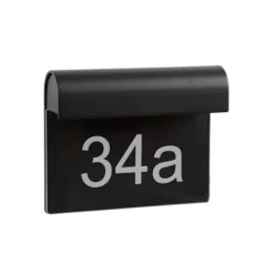 Lucide THESI LED - Wandlamp Buiten - LED - 1x8W 3000K - IP54 - Zwart Lucide