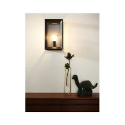 Lucide THOR - Wandlamp - 1xE27 - Grijs ijzer