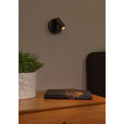 Lucide TONI - Oplaadbare Wandspot / Wandlamp - Accu/Batterij - Ø 8,1 cm - LED Dimb. - CCT - 1x2W 2700K/4000K - Bewegingssensor (uitschakelbaar) - Magnetisch - Grijs ijzer