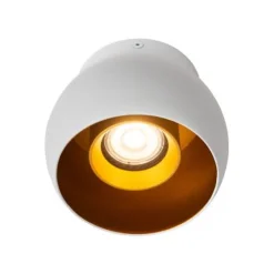 Lucide TORBEN Plafondspot-Wit-Ø12,5-1xGU10-50W-Alumin.