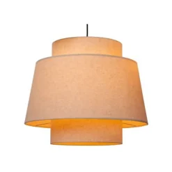 Lucide TRIBUTE Hanglamp-Beige-3xE27-40W-Stof