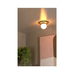 Lucide TRICIA Plafonnière-Mat Go.-Ø25-1xE27-15W-Metaal