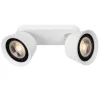 Lucide TRIGONO Plafondspot-Wit-2xGU10 (ES111)-12W-Metaal