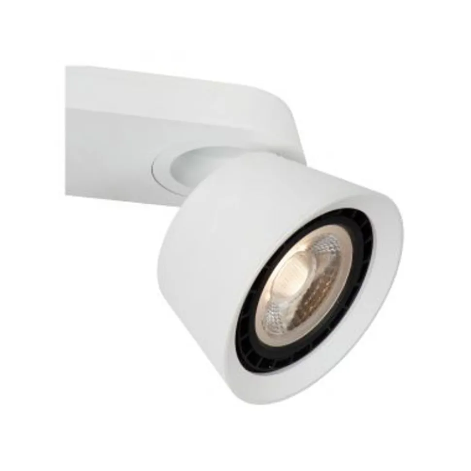 Lucide TRIGONO Plafondspot-Wit-2xGU10 (ES111)-12W-Metaal