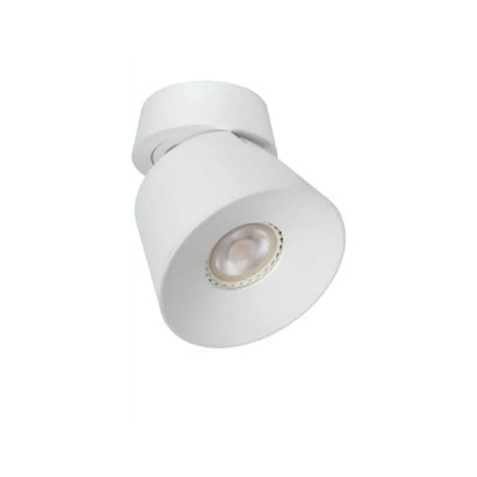 Lucide TRIGONO Plafondspot-Wit-Ø10,5-1xGU10-50W-Metaal