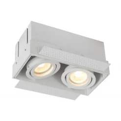 Lucide TRIMLESS - Inbouwspot - 2xGU10 - Wit Lucide