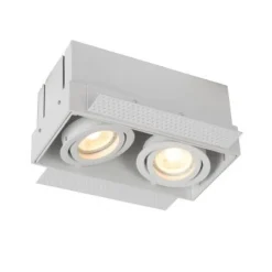 Lucide TRIMLESS - Inbouwspot - 2xGU10 - Wit Lucide