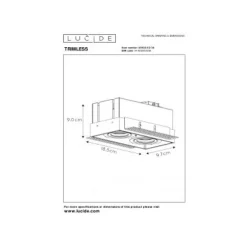 Lucide TRIMLESS - Inbouwspot - 2xGU10 - Zwart Lucide
