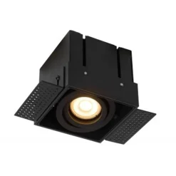 Lucide TRIMLESS - Inbouwspot - 1xGU10 - Zwart Lucide