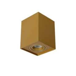 Lucide TUBE - Plafondspot - 1xGU10 - Mat Goud / Messing