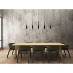 Lucide TUBULE Hanglamp Led 5x7W 2700K Zwart